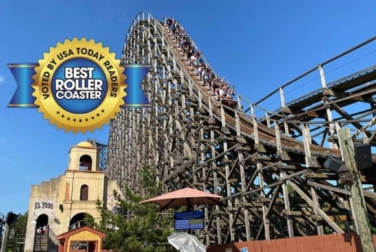 El Toro Roller Coaster at Six Flags. Credit: www.sixflags.com